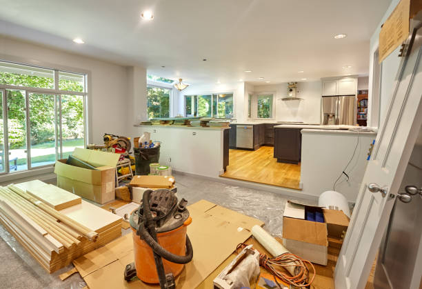 Professional Cabinet Refacing technician working in Quakertown, PA